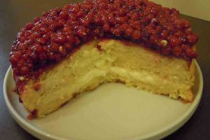 Red-Currant, Bavarian-Cream Cake