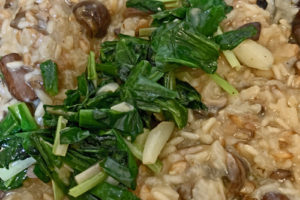 Mushroom Risotto with Ramps