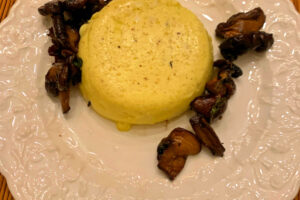 Roasted Garlic and Thyme Custards
