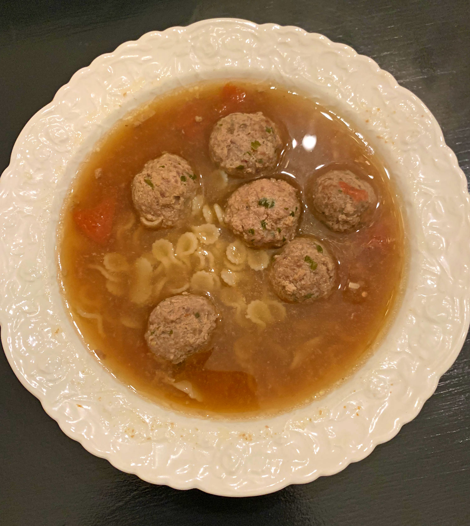 Sicilian Meatball Soup - Norman Mathews