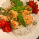 Shrimp With Crème Fraîche and Tomatoes