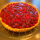 Cranberry Tart with Chocolate and Pastry Cream