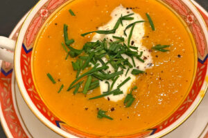 Red Kabocha Squash Soup