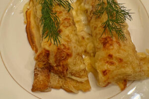 Shrimp-Filled Crêpes