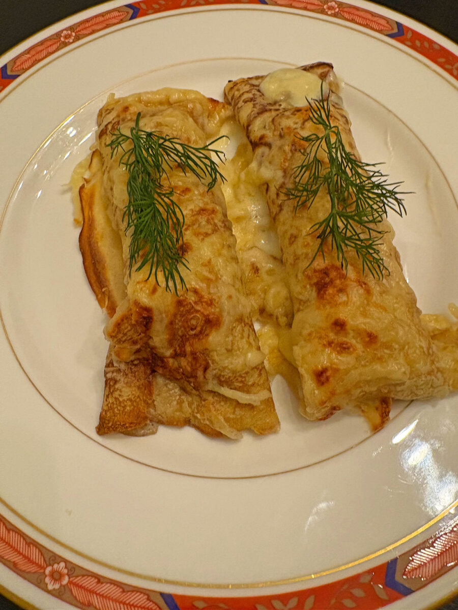 Shrimp-Filled Crêpes