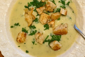 Celery, Leek, and Potato Soup