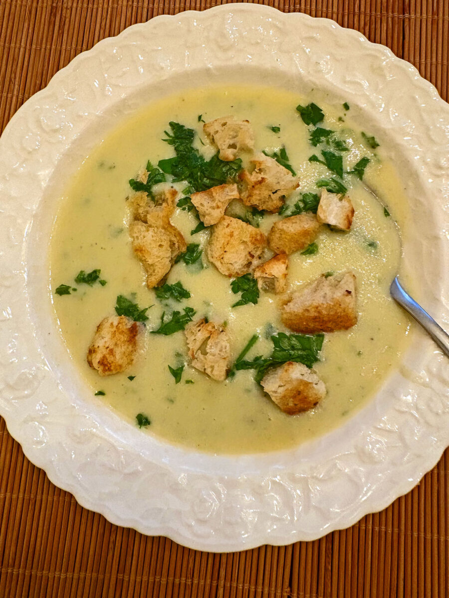 Celery, Leek, and Potato Soup
