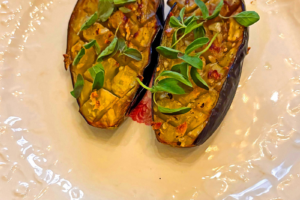 Broiled Baby Eggplant