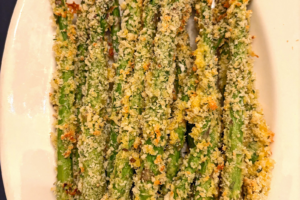 Roasted Breaded Asparagus