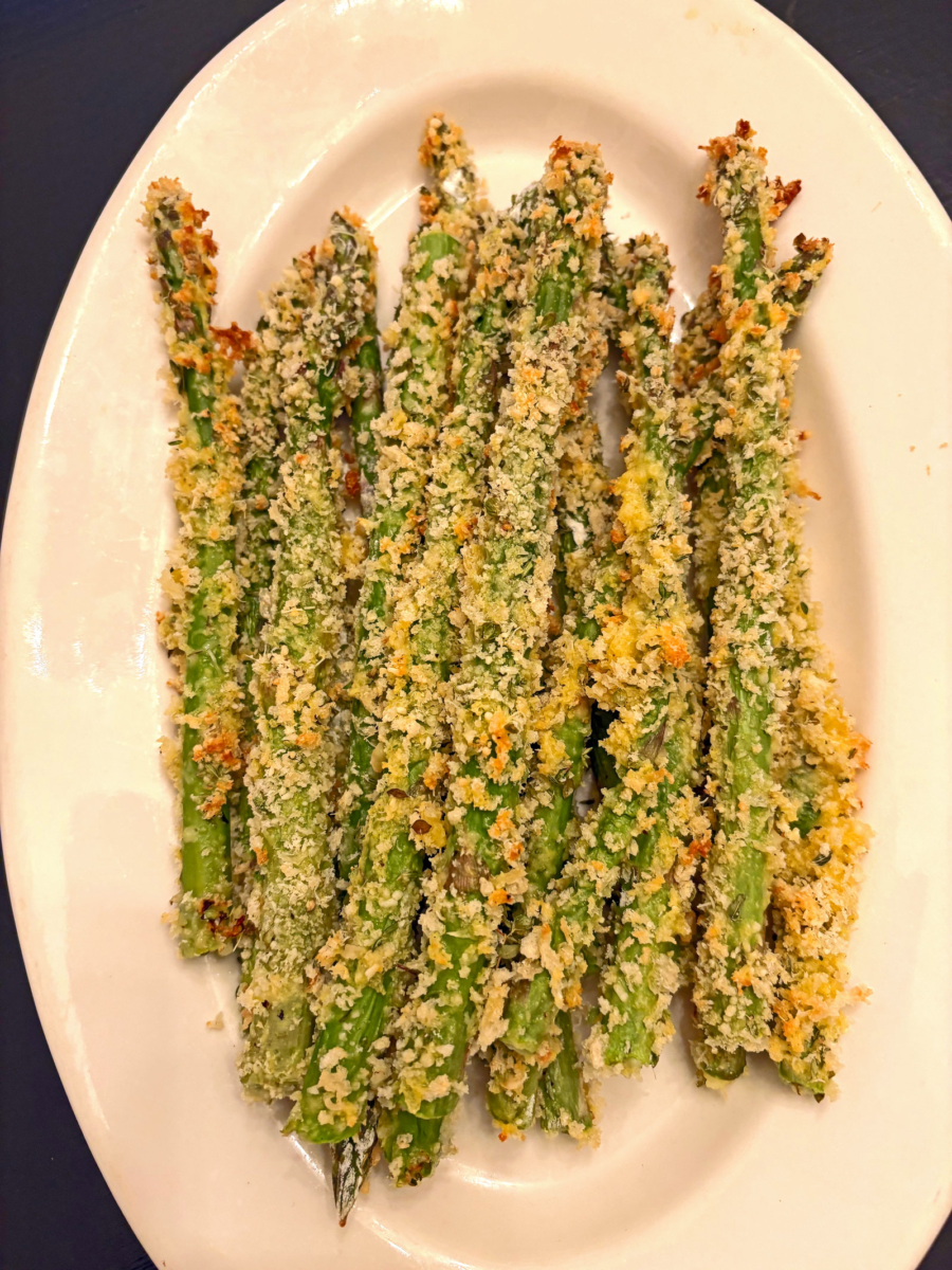 Roasted Breaded Asparagus