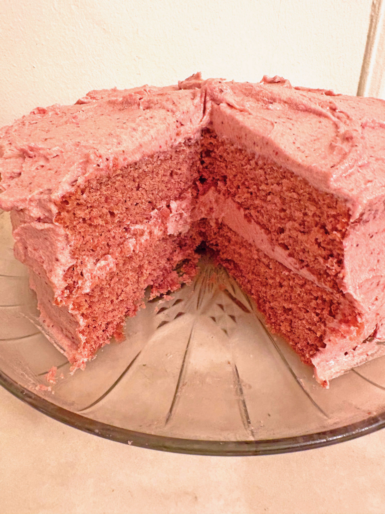 Buttermilk Strawberry Cake