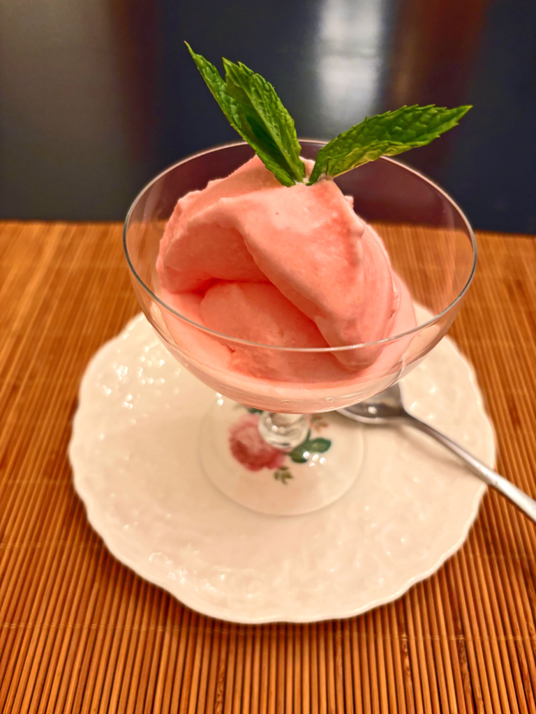 Pink Grapefruit Sherbet